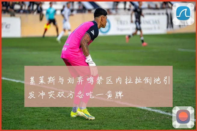 基莱斯与刘弈鸣禁区内拉扯倒地引发冲突双方各吃一黄牌